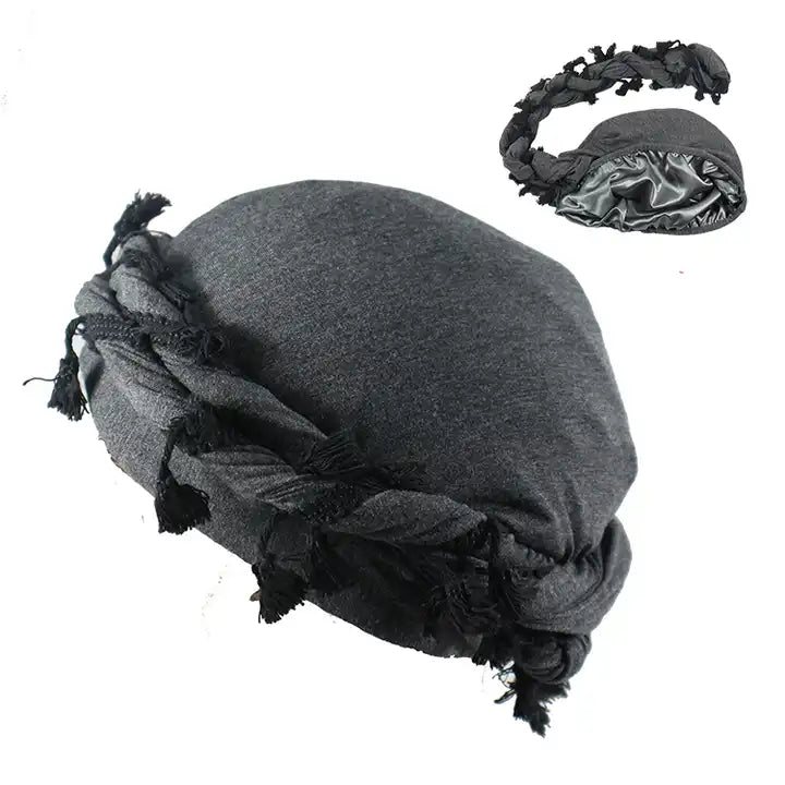 Tassel Satin Lined Durag Wrap